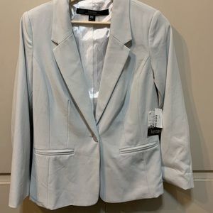 Silver blazer